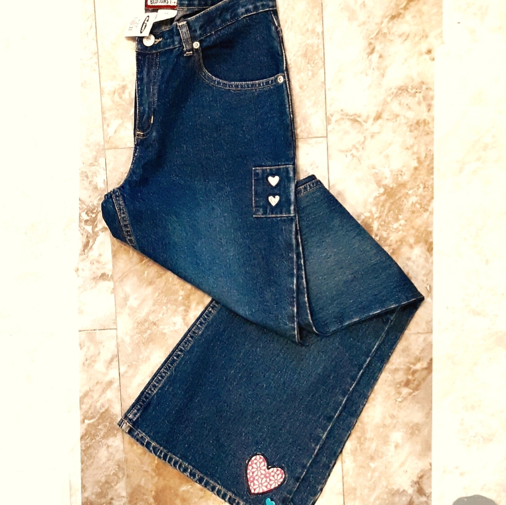 Old Navy 🆕️ Flared Denim Jeans Junior Sz 16